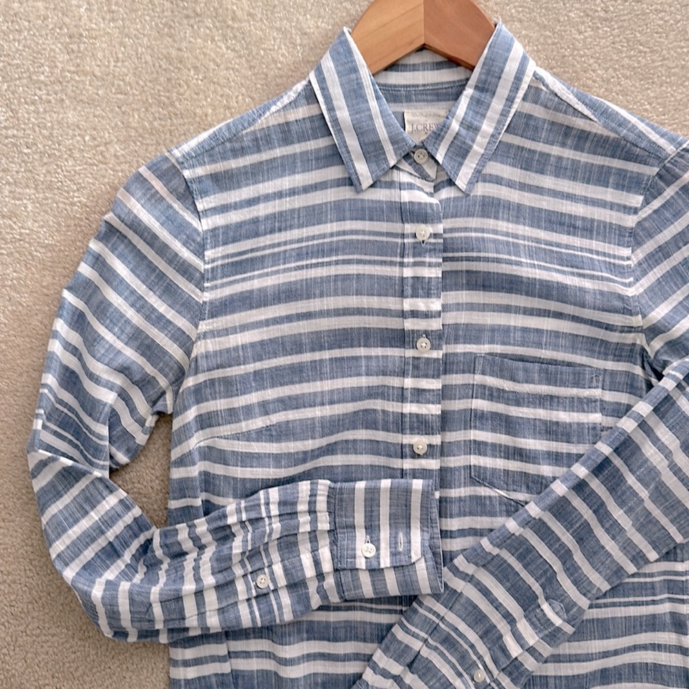 J. Crew Factory The Perfect Shirt Chambray Shirt